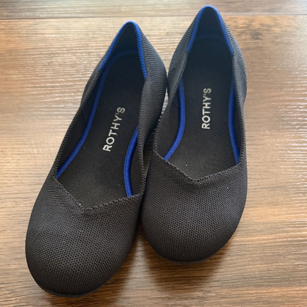 Rothy's Black Ballet Flats